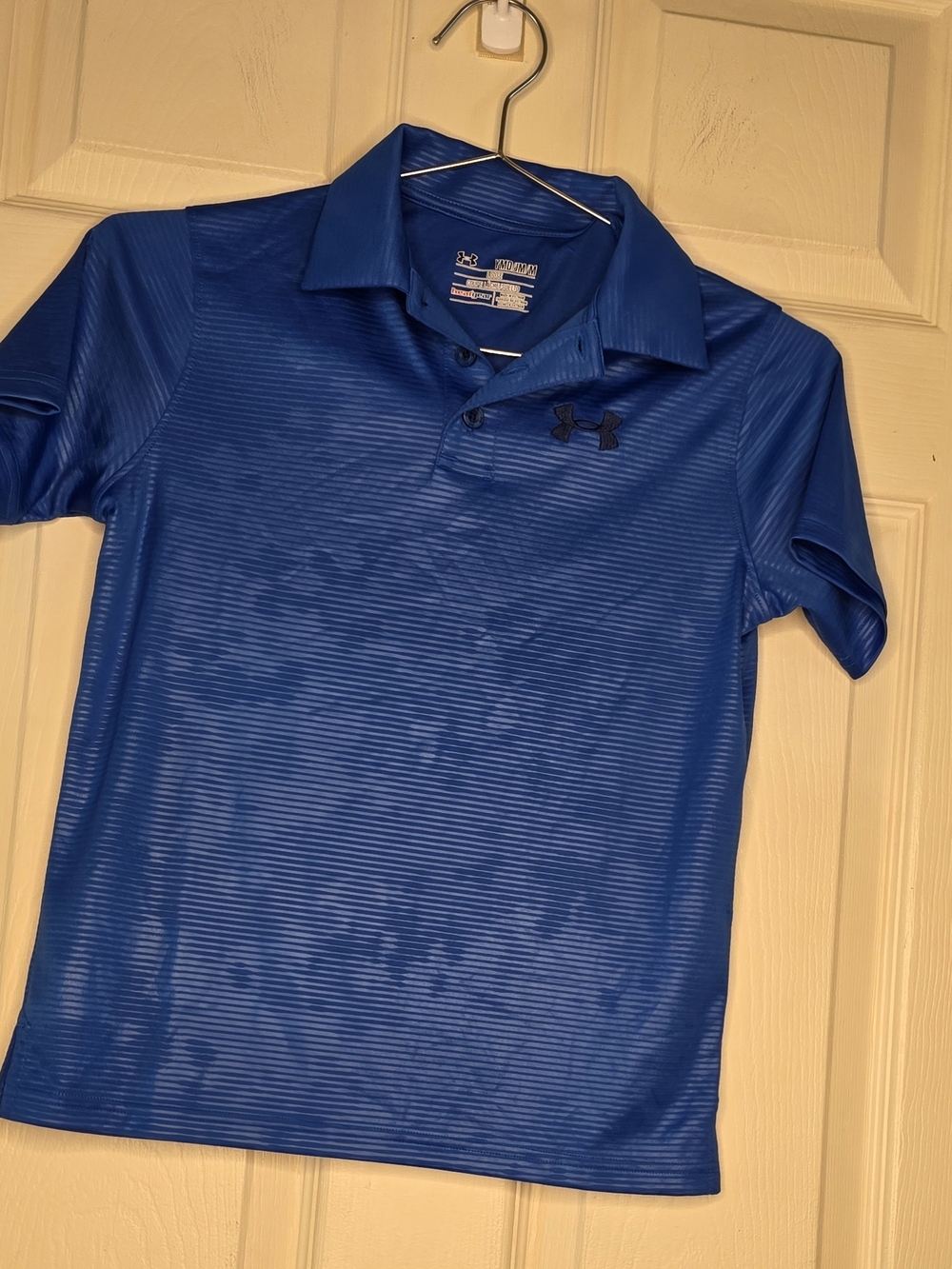 Under Armour Men’s Royal Blue Striped Polo